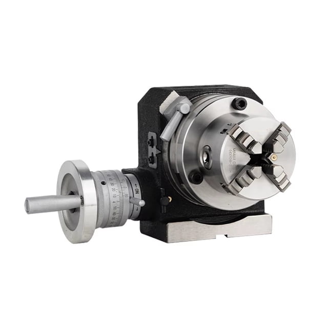 3/4 Jaw 80mm Chuck 4'' Vertical And Horizontal Indexing Plate Rotary Table For Precision Milling Machine Indexing Head ,Multi Purpose