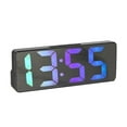 thumbnail image 1 of LED Electronic Alarm Clock - USB/Battery Dual Power, Voice Control, Color Light, Minimalist Design, 1 of 6