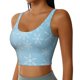 thumbnail image 2 of Balery Snowflake Snowing Sujetadores deportivos con espalda cruzada para mujer, acolchados, sin costuras, de alto impacto, ideales para yoga, gimnasio, entrenamiento y fitness.-XX-Large, 2 of 8