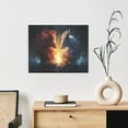 thumbnail image 6 of Lsque Red And White Flame Fox Print Wall Art – Decorative Picture for Living Room, Bedroom, and Office (Horizontal), 6 of 6