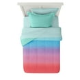 thumbnail image 6 of Your Zone 5-Piece Rainbow Ombre Polyester Bed-in-a-Bag Bedding Set, Twin, 6 of 12