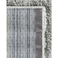 thumbnail image 7 of Unique Loom Soft Solid Shag Collection Area Rug - Aras (4' 1" x 6' 1" Rectangle Cloud Gray), 7 of 7