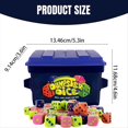 thumbnail image 2 of Juego de Dados de Contenedor de Basura, Juego de Mesa Familiar para 4 Jugadores, Divertido con 80 Dados, para Fiestas, Juegos de Viaje para Niños., 2 of 5