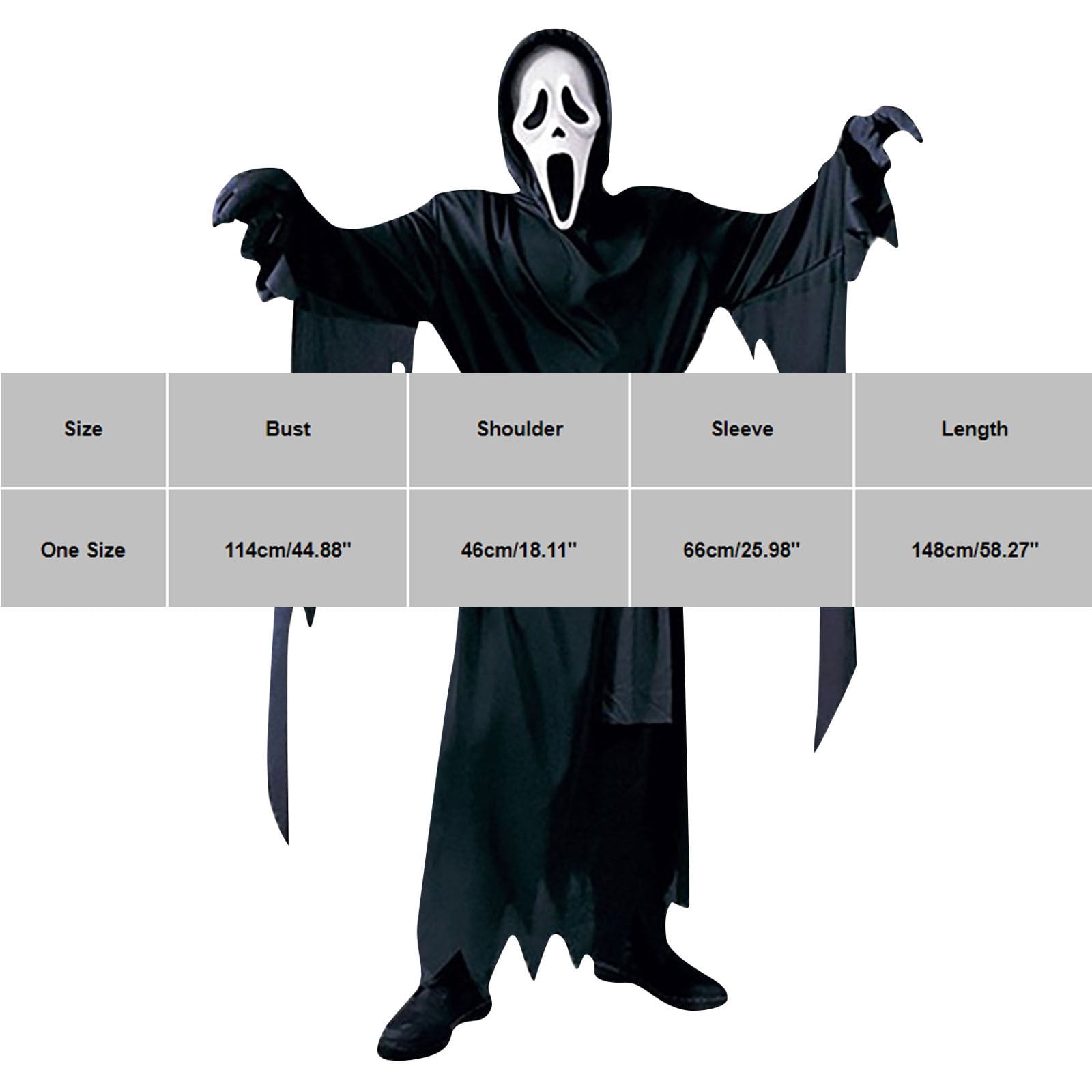 Adult Ghostface Costume Plus Size - Scream