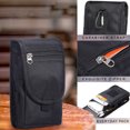 thumbnail image 2 of Unisex Multi Pockets Phone Holder Belt Waist Bag Fanny Pack with Neck Strap, 2 of 7
