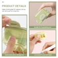 thumbnail image 4 of HEALEEP 4Pcs Vegetable Bin Food Storage PP Lidded Container for Kitchen Use Light Green, 4 of 8