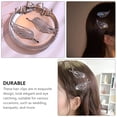 thumbnail image 3 of Miangastore Rhinestone Hair Clips Angel Wing Hair Clips Silver Zinc Alloy 4Pcs 2.2x1.0x0.2in, 3 of 9