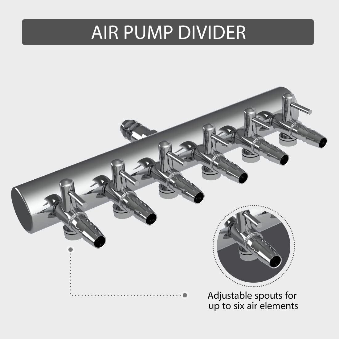 VIVOHOME Electromagnetic Commercial Air Pump, 20W-102W, 317/950