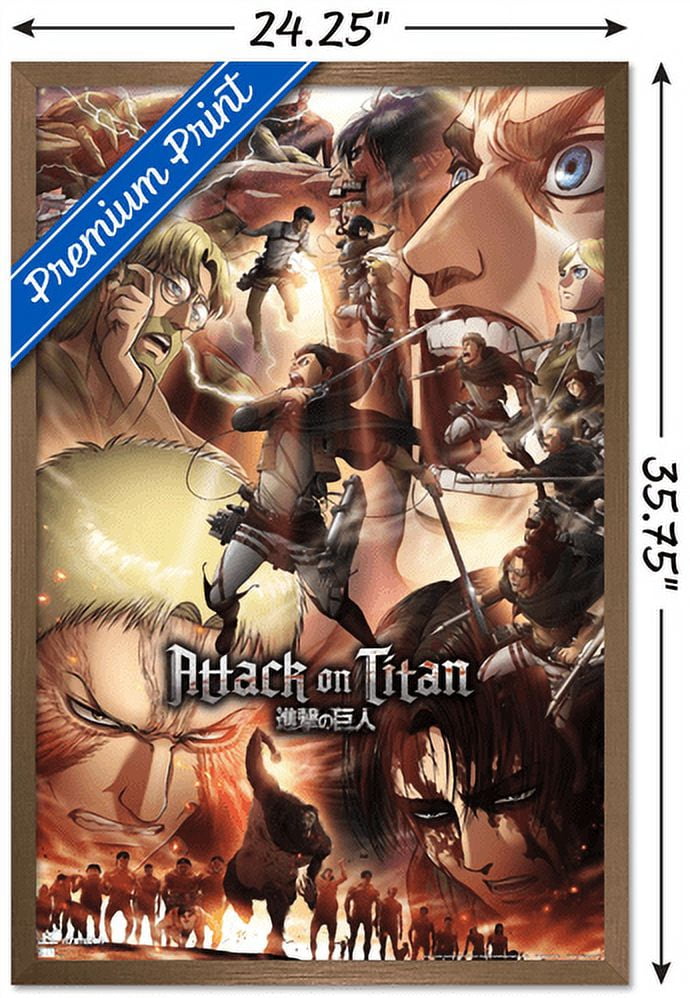 Attack on Titan Season 3 Key Art Wall Poster 22.375