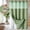 Green, variant on Vorfor Cream Hookless Shower Curtain with Snap in Liner, Waffle Weave Waterproof Fabric Mesh Mildew Resistant Window Bathroom Curtain, 71" x 75"