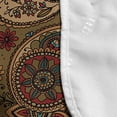 thumbnail image 4 of Paisley Microwave Oven Cover, Vintage Inspired Multicolored Leaf Flower Motif in Earth Tones Print, Water Resistant Organizer with Pockets for Kitchen, 36" x 12", Multicolor, by Ambesonne, 4 of 4