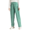 thumbnail image 1 of WILLBEST Pantalones Casuales para Mujer, Clásicos a Cuadros, Pierna Ancha, Estilo Moderno, con Cinturón Largo y Bolsillo para Uso Diario Grande, 1 of 3