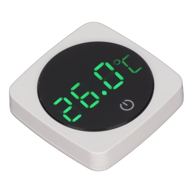 Aquarium Thermometer, One Hand Control Fish Tank Thermometer Clear External Paste Type for Temperature Measuring