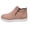 Pink, variant on Willtoo Women's Faux Suede Ankle Boots, Round Toe Side Zip High Top Sneakers with Chunky Sole, Casual Non-Slip Walking Footwear
