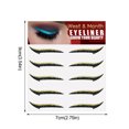 thumbnail image 2 of Autocollants Eyeliner Réutilisables, Stick Eyeliner Réutilisable, 5 Paires/10 Pcs, Eyeliner pour Femmes, 2 of 5