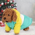 thumbnail image 3 of Bienvenido Invierno Espesar Mascotas Sudaderas Ropa Abrigo Chaqueta Caliente Ropa para Perros Gatos Amarillo Verde Blanco XL, 3 of 8