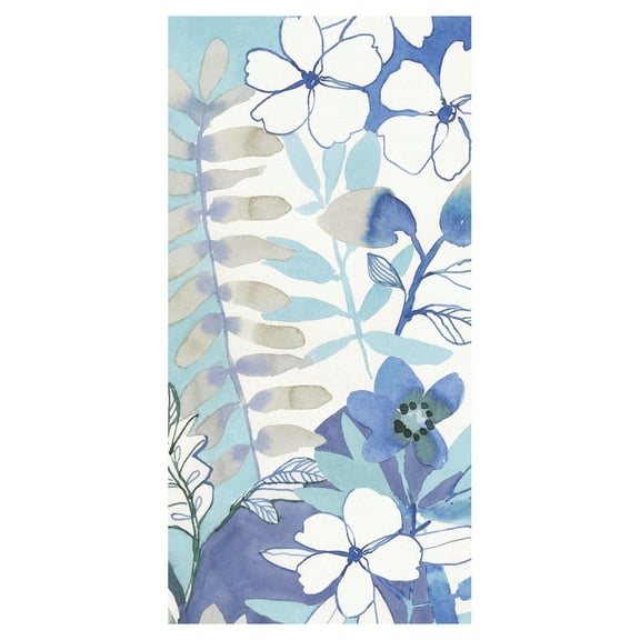 Aqua Spray by Sandra Jacobs Canvas Art Print