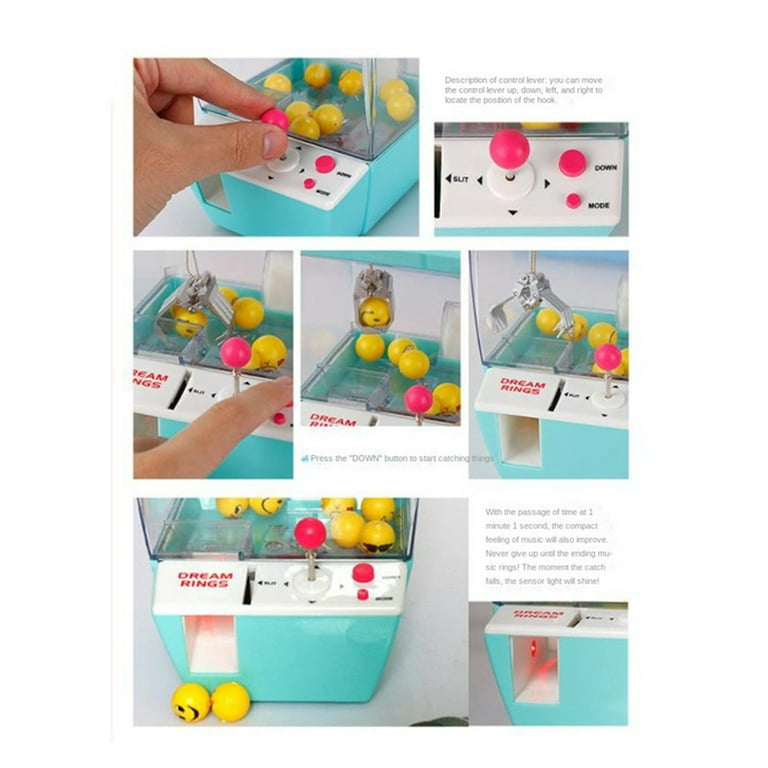 TULVJAW Kids Claw Machine Mini Doll Machine Catcher S Alarm Clock Slot Machine Game Candy Hanging Doll Claw Machine Kid S Toy Walmart