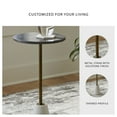 thumbnail image 4 of Signature Design by Ashley Contemporary Caramont Accent Table  Black/White/Gold Finish, 4 of 6