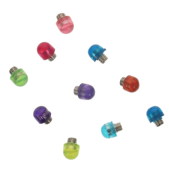 IBASETOY Professional Hair Silencers Shear Bumpers Assorted Color 10Pcs 0.2X0.12X0.12In