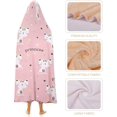 thumbnail image 4 of Cartoon Cat Pattern Wearable Blanket Hoodie Cloak Hooded Blankets Softest Warmth Throw Blanket for Girls Womens Kids, 4 of 6