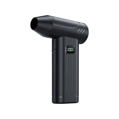 Portable Powerful Air Blower, High-Speed Brushless Motor, 5-Speed Adjustable, LED Light, Rechargeable