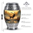 thumbnail image 2 of Yatskia Woodland Deer Urns For Human Ashes Adult Female & Male, Small Cremation Urns For Human Ashes, (Monar 10 Inch and 3 Inch), 2 of 8