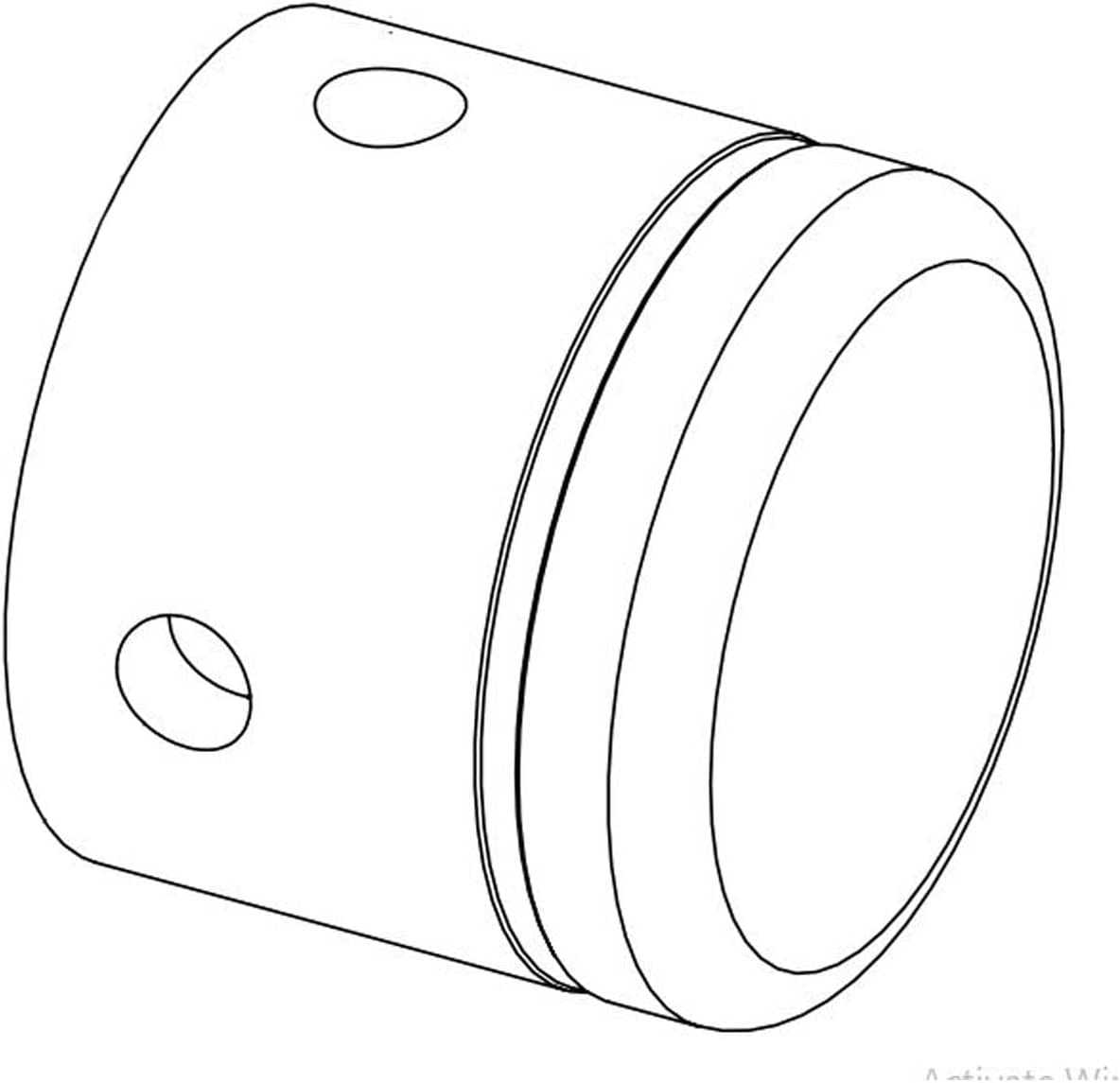 Hydra Fitness Exchange Tube End Cap 25.4mm 1000308469 Works with Matrix