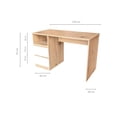 thumbnail image 4 of Escritorio Top Living Estilo Nórdico con Cajonera Doble, 4 of 8