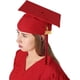 thumbnail image 4 of Diploma de la Universidad de Toga y birrete de graduación para adultos 2023 Disfraz de graduación de secundaria Rojo M para hombres y mujeres, 4 of 5