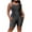 Black, variant on WREESH Womens One Piece Swimsuit Color Block Swim Suits Plus Size New Fashion Splicing Swimsuit Casual Bikini Swimsuit Sleeveless Bathing Suits Black