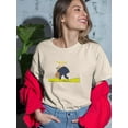 thumbnail image 2 of Literate Robbery T-Shirt Women -Wilfred Hildonen Designs, Female 4X-Large, 2 of 4