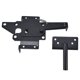 thumbnail image 2 of Bisagras De Puerta, Bisagras De Cerca De Instalación Simple De Acero Inoxidable Mano De Obra Fina Para Patio Trasero Para Puerta De Garaje Para Jardín Cergrey Gate Latch, 2 of 8