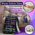 thumbnail image 2 of Goddaughter Gifts from Godmother, Goddaughter Gifts Blanket, Goddaughter Baptism Gifts, Birthday Gifts for Goddaughter, First Communion Gifts for Goddaughter, Baptism Gifts Throw Blanket 60"*50", 2 of 6