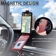 thumbnail image 4 of Zipper Wallet Case for Samsung Galaxy A03S with Card Holder Slot, PU Leather Adjustable Kickstand Flip Handbag Phone Cover for Samsung Galaxy A03S SDLL Red, 4 of 14