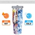 thumbnail image 3 of Horse Stuff Gifts for Women Girls, 30oz Horse Tumbler with Handle, Gift for Men Lovers, Stainless Steel Insulated Water Bottle Tie Dye Cup Mug, 3 of 6