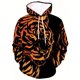 thumbnail image 3 of Sudadera con capucha con estampado 3D de tigre animal, temporada de primavera y otoño, jersey de moda para hombre de talla grande, camisa deportiva informal y fresca para exteriores, 3 of 5