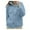 Warm Jackets-Light Blue, variant on Gamivast Fleece Jacket Women Winter Zip up Stand Collar Thermal Coats with Pockets Trendy Long Sleeve Loose Casual Outerwear Solid Color Fashion Outfits