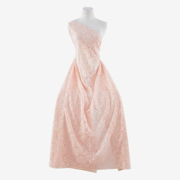 Zelouf Clear Sequin Floral Lace, Sewing, DIY, Crafts Fabric by the Yard, Shell Dream, 3 Yard