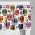 thumbnail image 5 of Ambesonne Wooden Valance & Curtain, Scary, 55"x30", Multicolor, 5 of 6