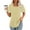 Khaki, variant on Rezuofi 1 Pcs Womens T Shirts Short Sleeve Pleated Dressy Casual Scooped Neck Summer Tops Blouses
