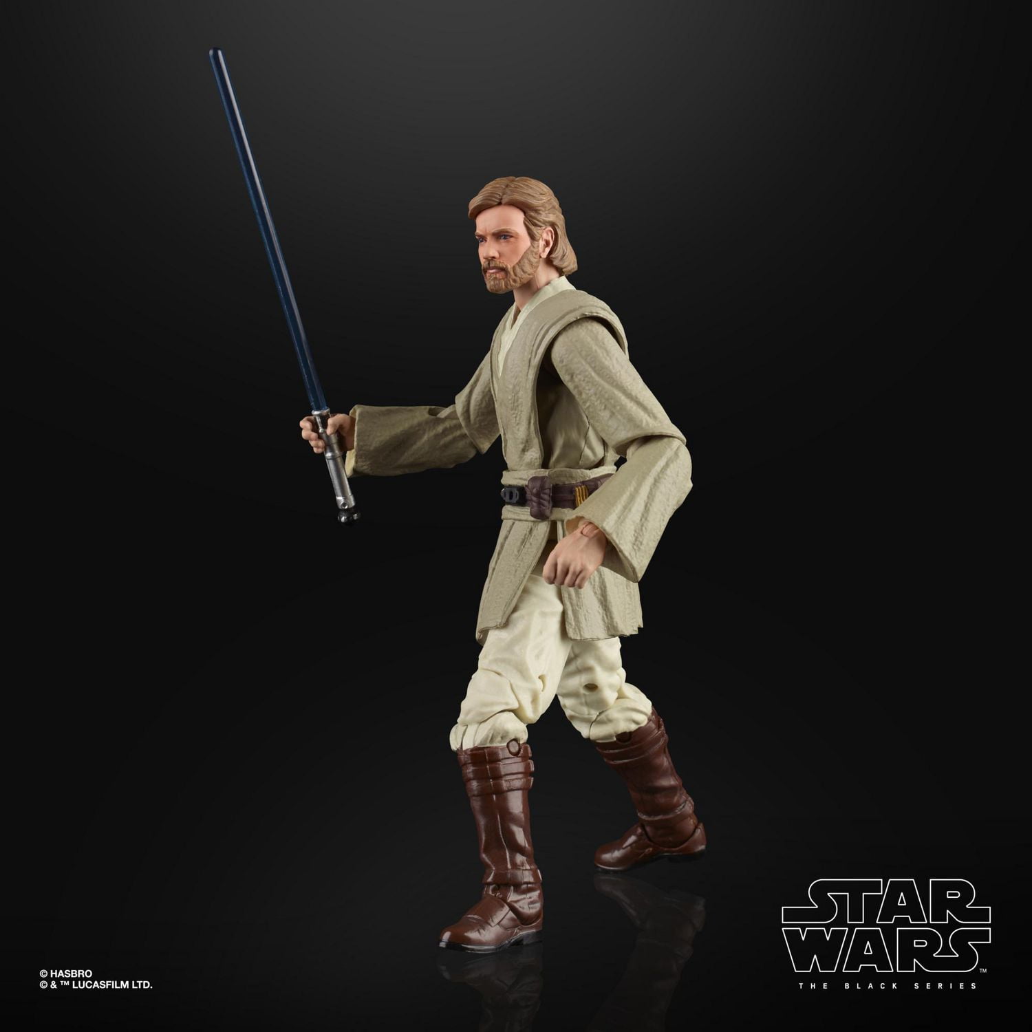 Star Wars The Black Series, figurine de collection Obi-Wan Kenobi (Chevalier Jedi) de 15 cm de Star Wars : L'attaque des clones, dès 4 ans