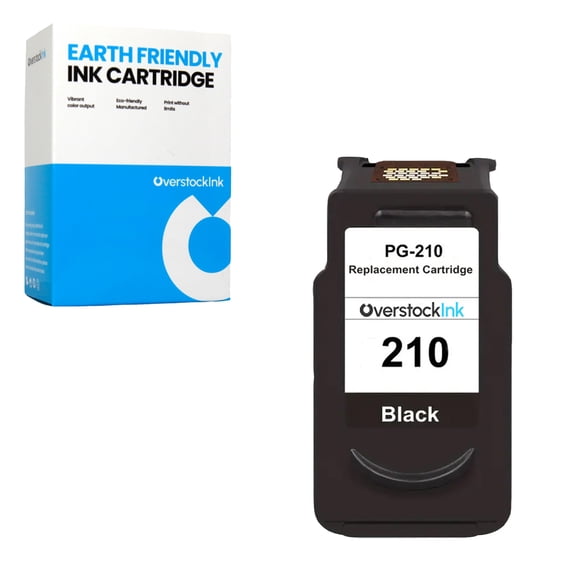 OverstockInk 210 Ink Cartridge Compatible for Canon PG-210 for PIXMA iP2700 (1 Black)