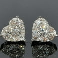 thumbnail image 3 of HANXIULIN Women's Fashion Crystal Heart Shaped Earring Studs Jewelry Gift for Women Girls, 3 of 6