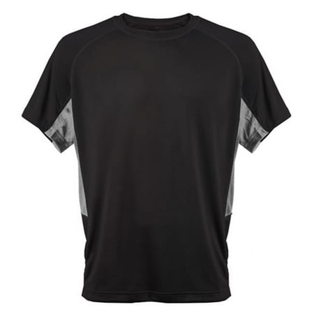UPC: 0845099080768 | 3N2 3020-01-S Kzone Curve Men T-Shirt  Black – Small