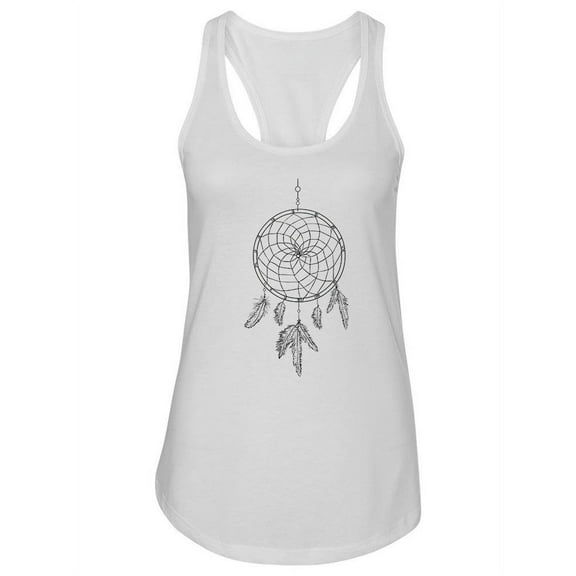 Lineart Dreamcatcher Tank Women -Image by Shutterstock, Female Medium