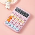 thumbnail image 1 of Calculator,Round Button Candy D Suitable Display Round Office Kids Lcd Display Purple Button Cute Kids - Round 12 Button, 1 of 6