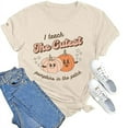 thumbnail image 2 of I Teach The Cutest Pumpkins In The Patch Halloween Teacher Tshirts Women 2025 Graphic Halloween Shirts for Women, 2 of 3