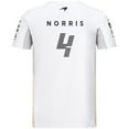 thumbnail image 4 of McLaren F1 Men's 2021 Team Lando Norris T-Shirt-White/Blue, 4 of 6