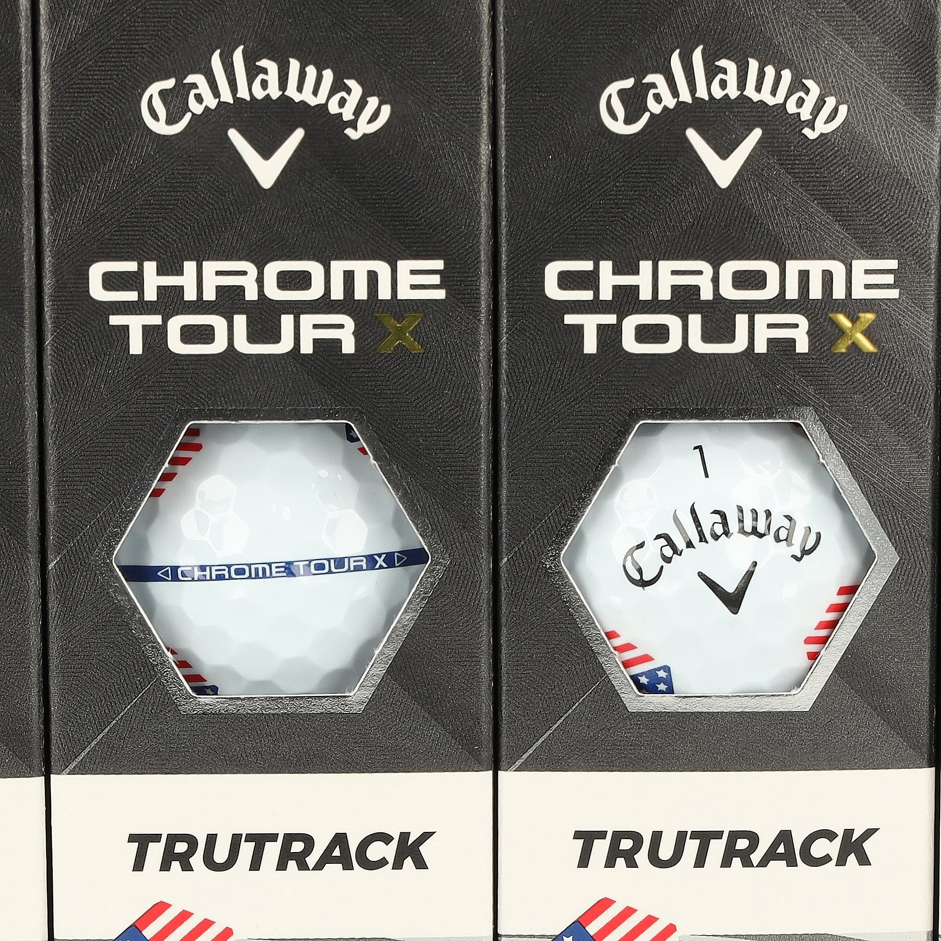 Callaway Chrome Tour X TruTrack USA Golf Balls 1-Dozen White